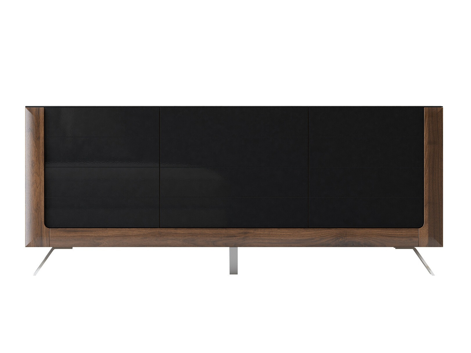 Skænk Sovera 103 (Nød + Blank sort)