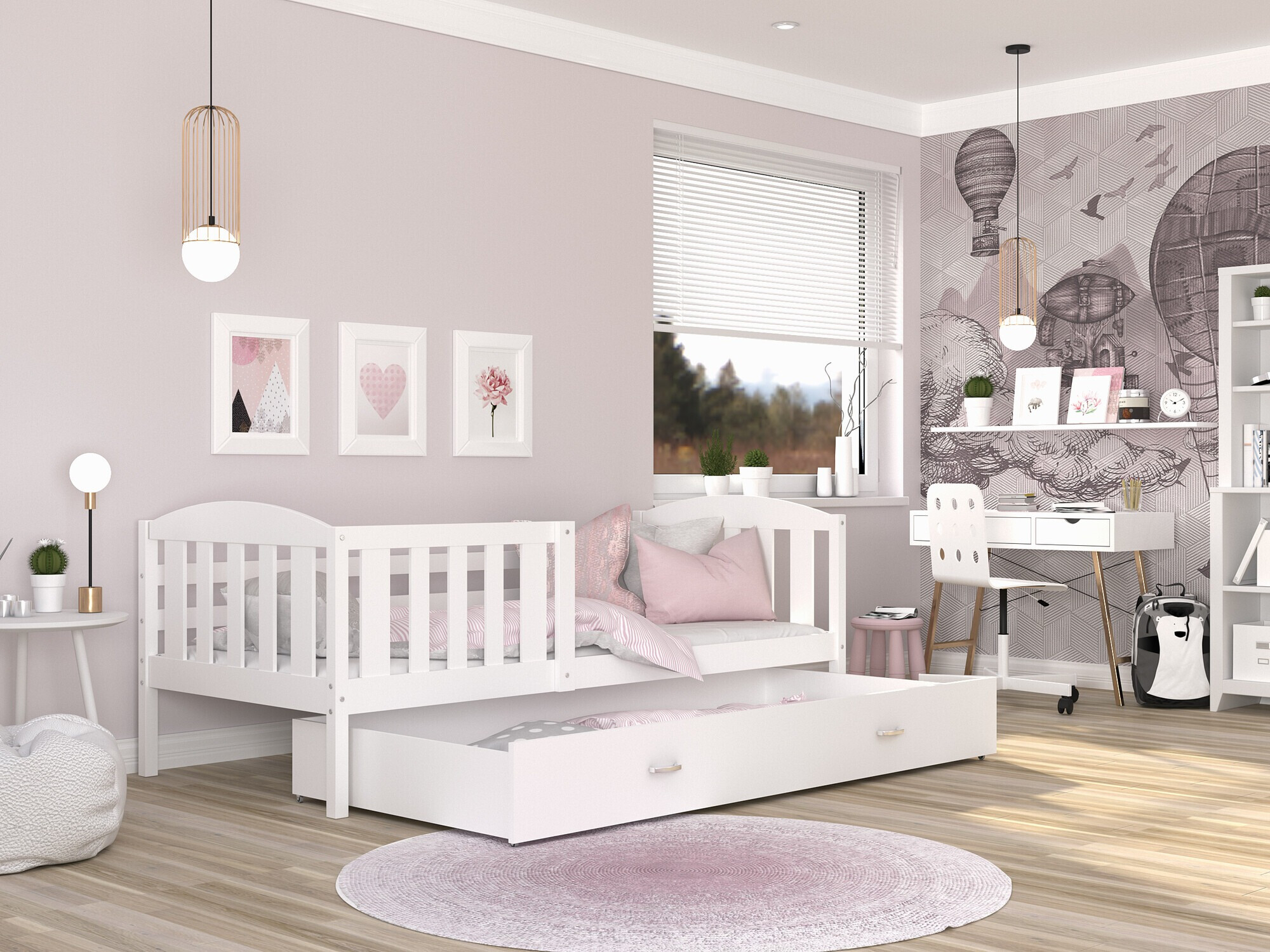 Seng Aurora 126 (Hvid)