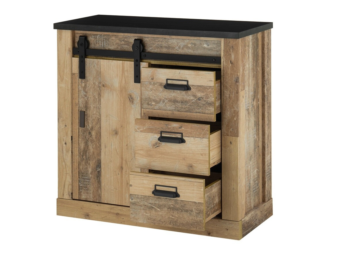 Stuemøbelsæt Cirtale 132 (Modnet træ + Antracit)