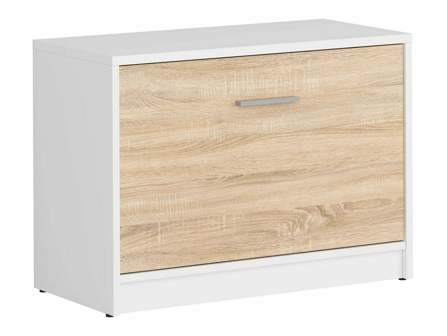 Skoskab Novsore 111 (Hvid + Sonoma eg)