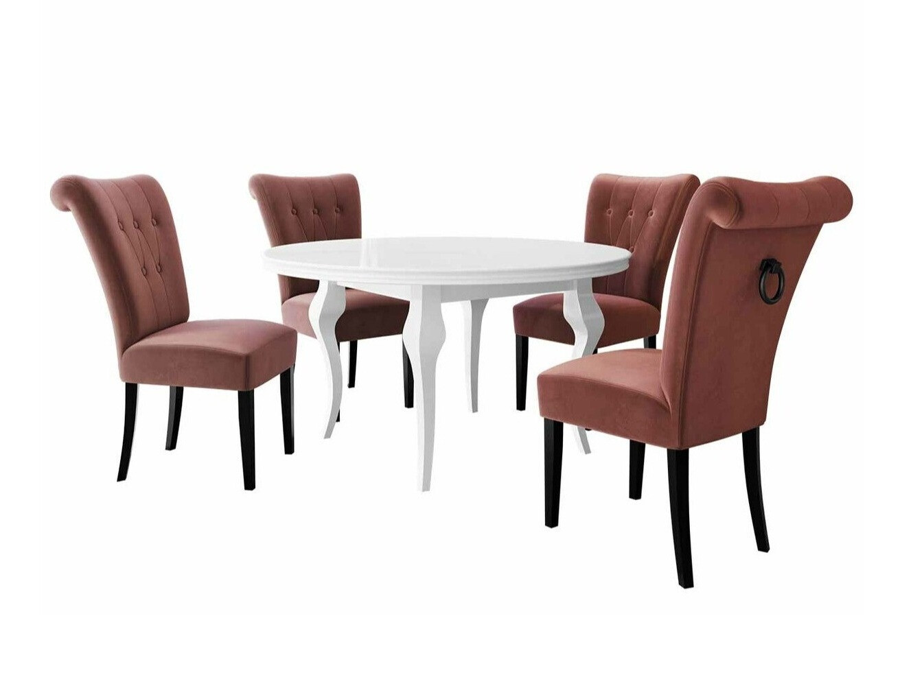 Spisestuesæt Racine 143 (Sort)