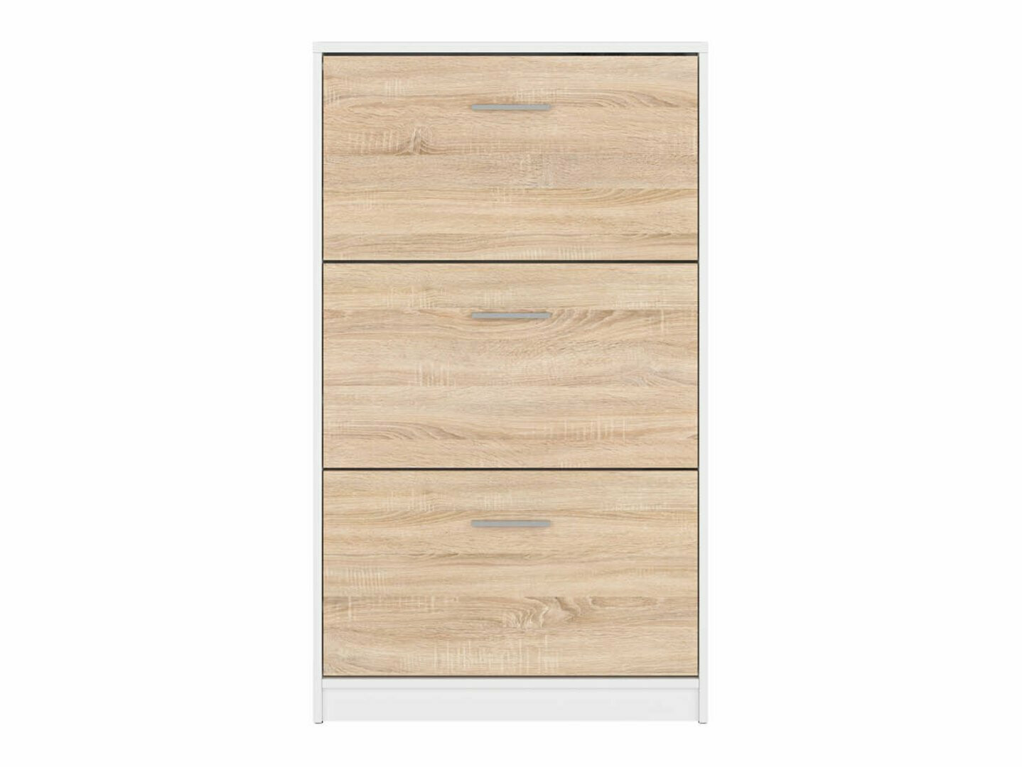 Skoskab Novsore 113 (Sonoma eg + Hvid)