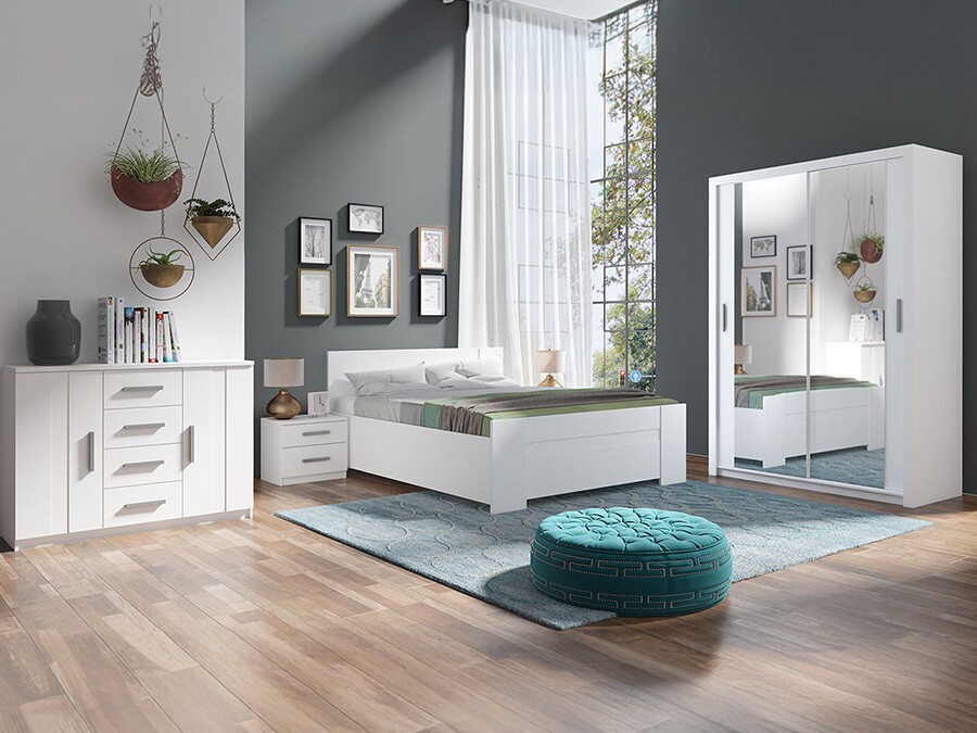 Soveværelsessæt Catromi 113 (Hvid)