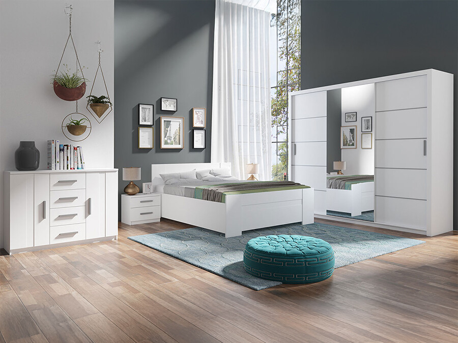 Soveværelsessæt Catromi 116 (Hvid)