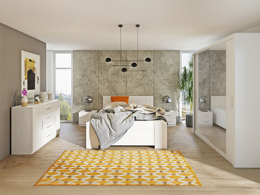 Soveværelsessæt Catromi 121 (Hvid)