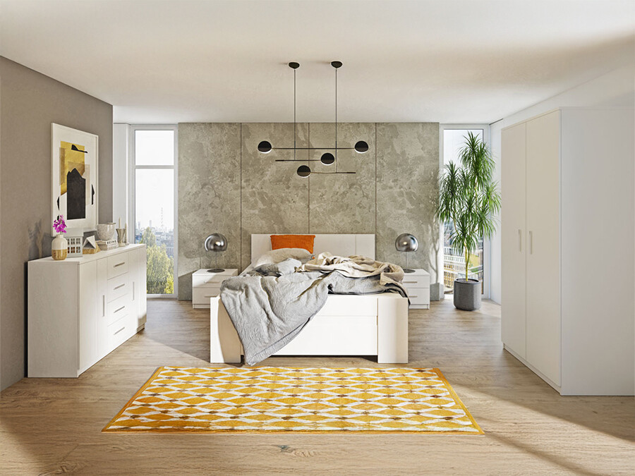 Soveværelsessæt Catromi 122 (Hvid)