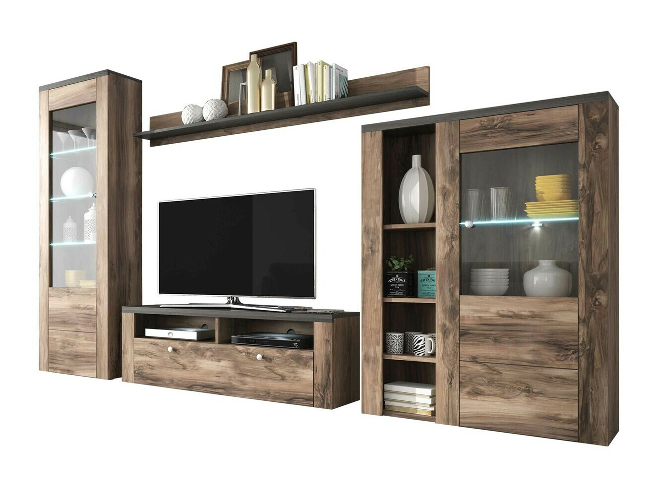 Stuemøbelsæt Salelbo 100 (Nød)