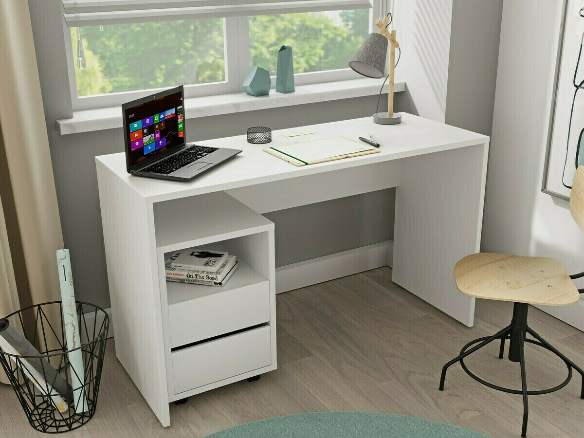 Skrivebord Austin 347 (Hvid)