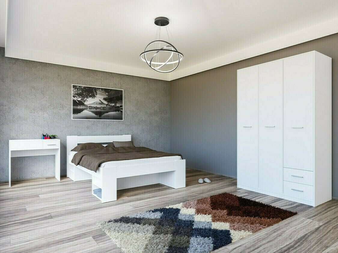 Soveværelsessæt Novsore 144 (Hvid)