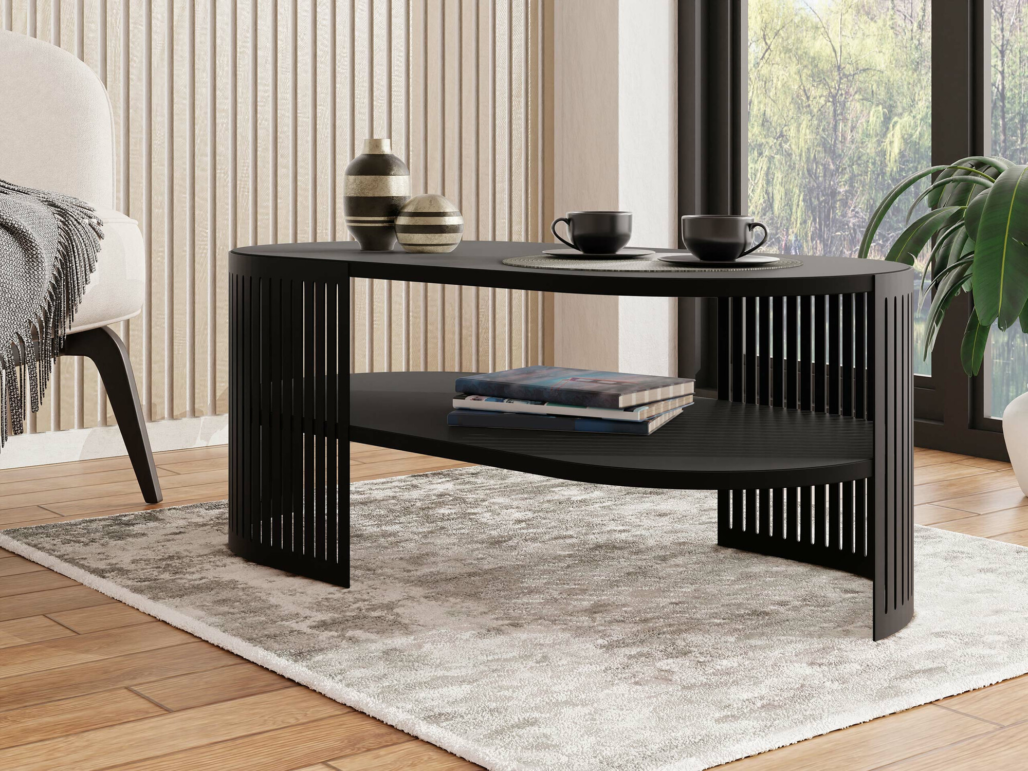 Sofabord Civer VI (Sort)
