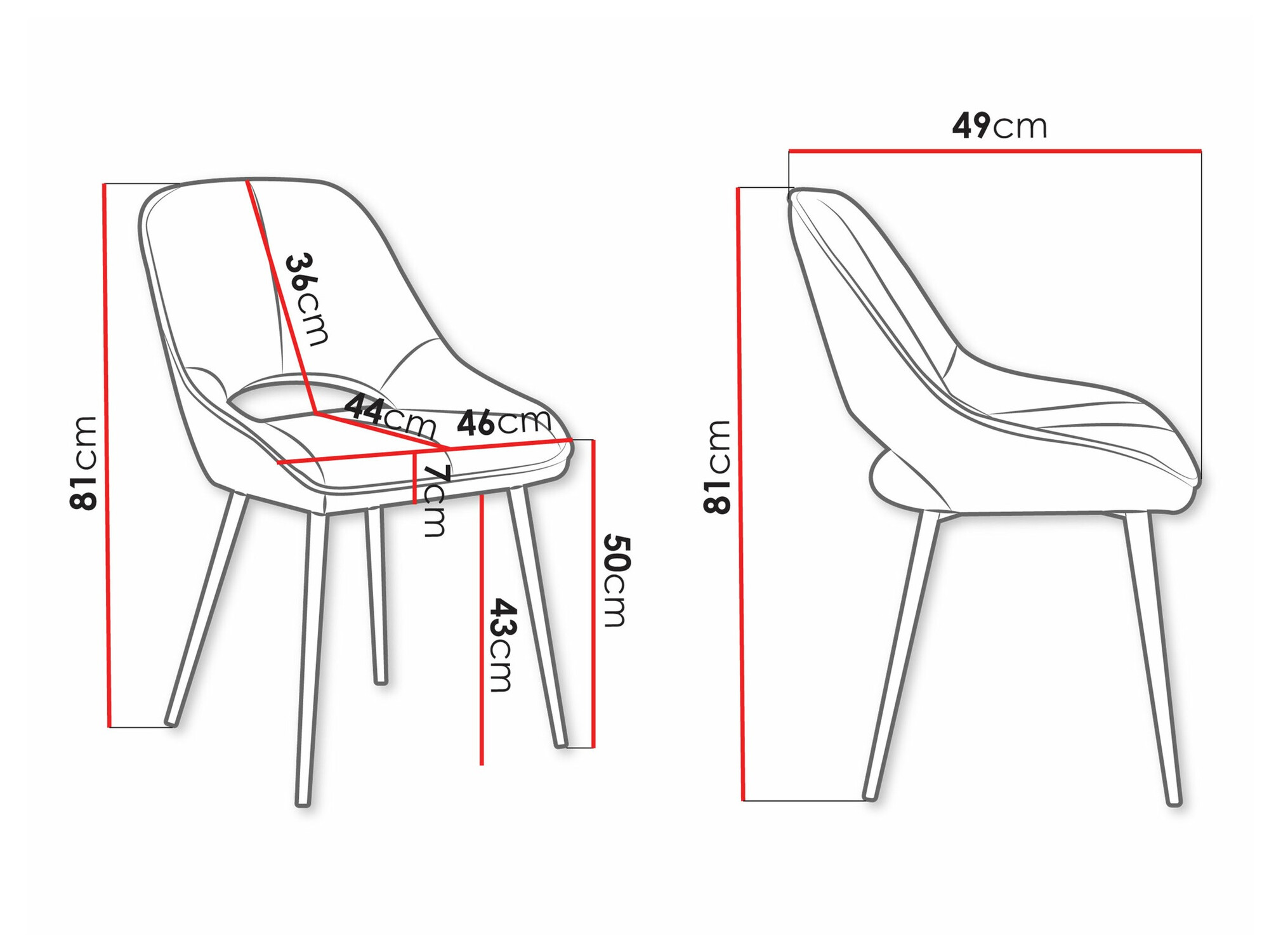 Stol Comfivo Hilaritas XII (Sort)