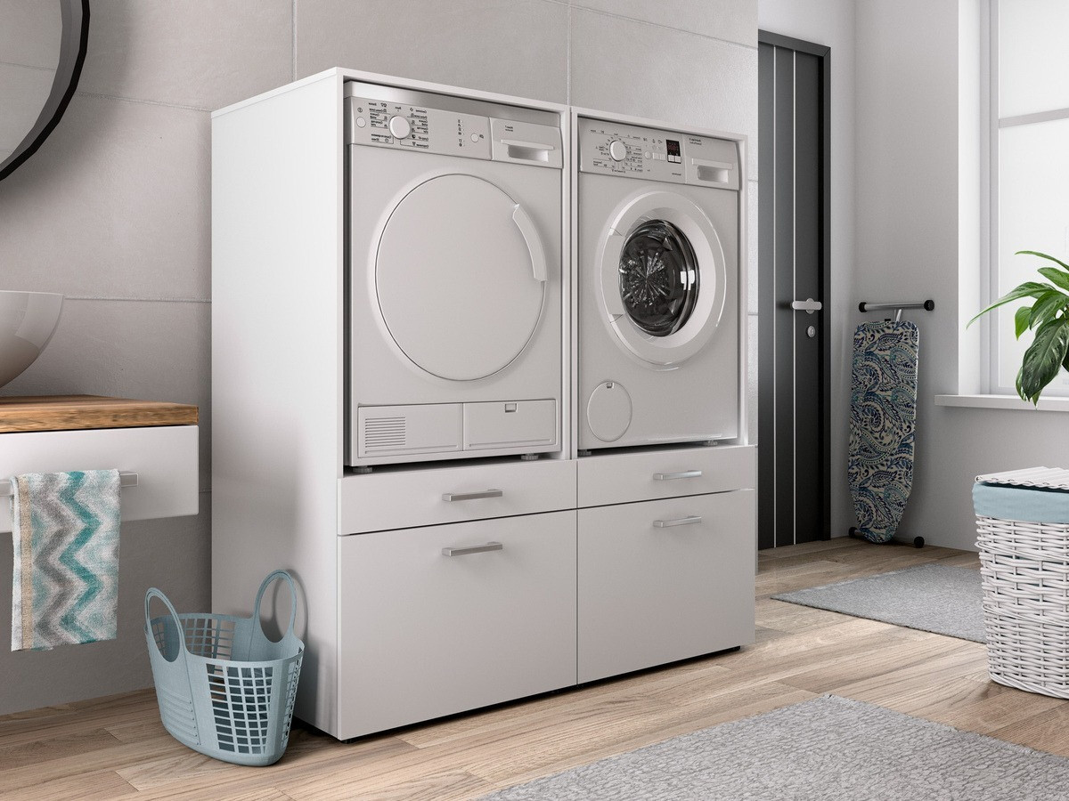 Reol til badeværelse Novdele 102 (Hvid)