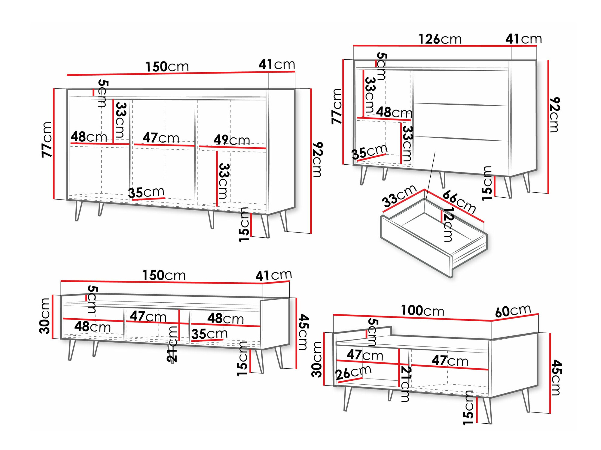 Stuemøbelsæt Mirfivu 109