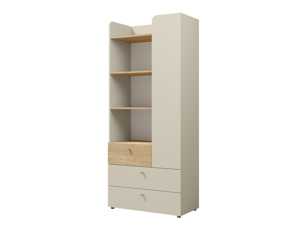 Reol Domcali 102 (Beige + Egetræ)