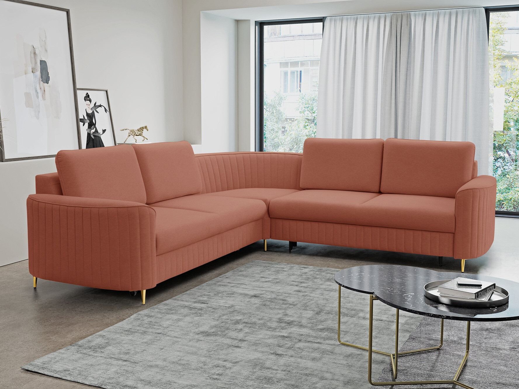 Hjørnesofa Kingston 157 (Castel 55)