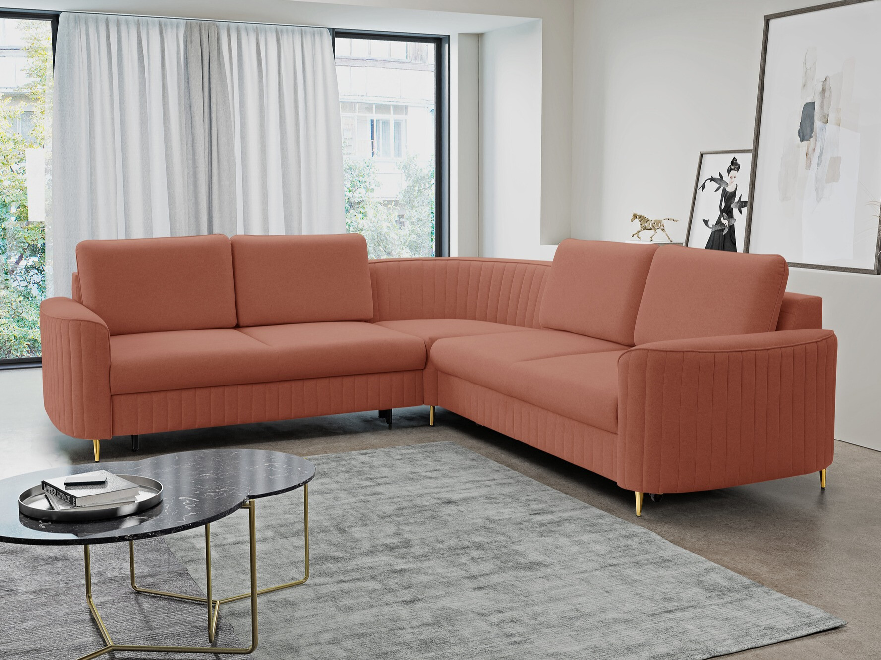 Hjørnesofa Kingston 157 (Castel 55)