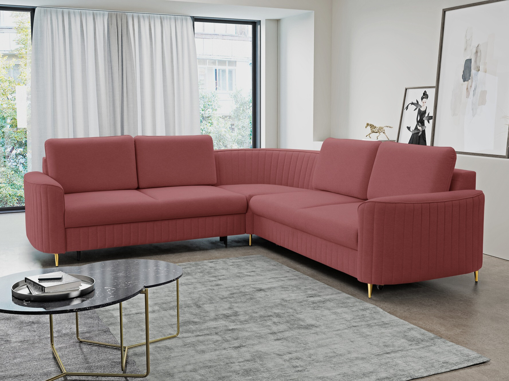 Hjørnesofa Kingston 157 (Castel 59)