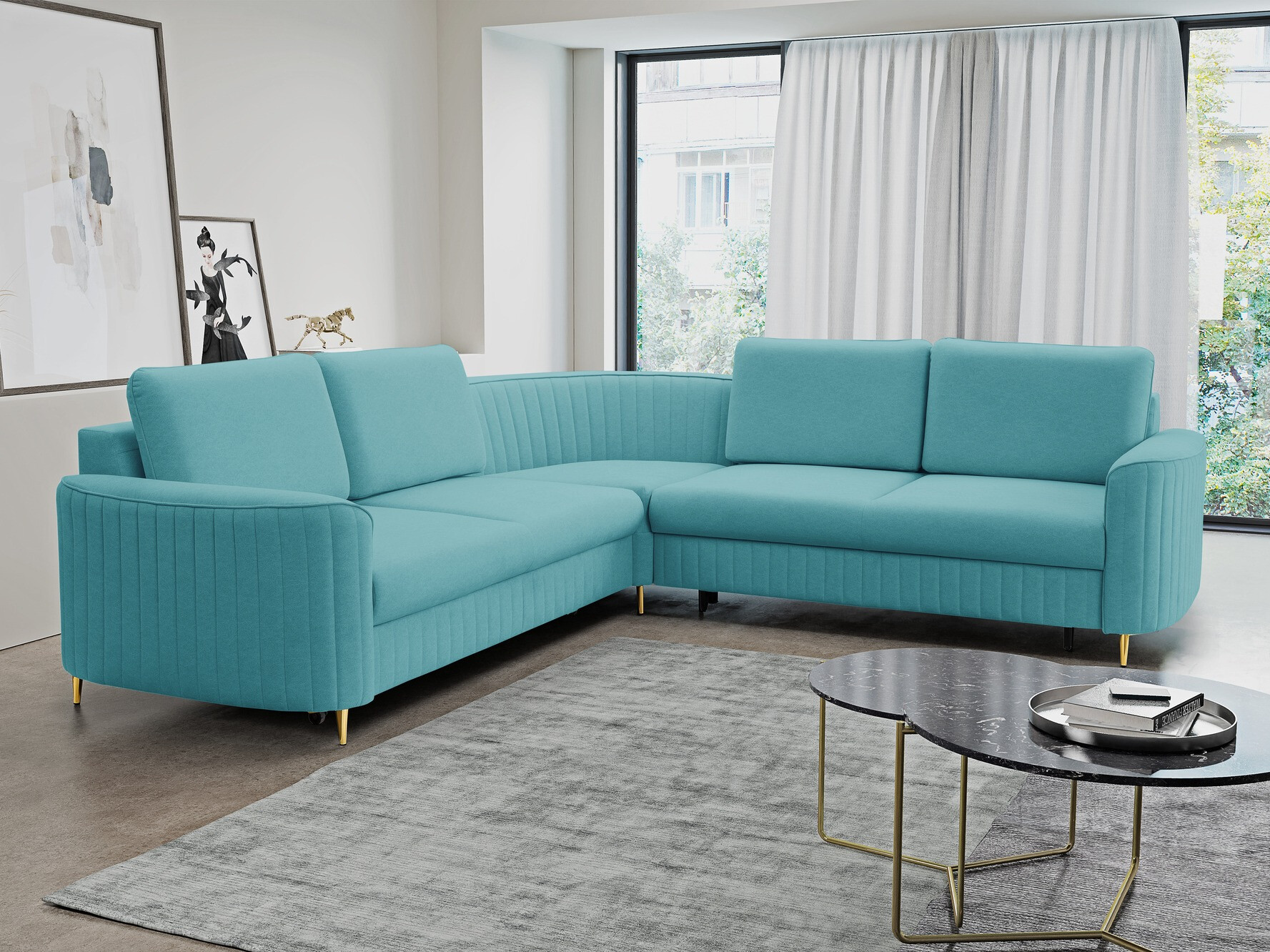 Hjørnesofa Kingston 157 (Castel 70)