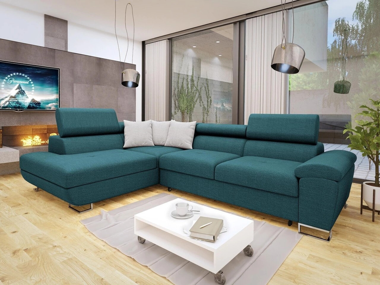 Hjørnesofa Comfivo 290 (Terra 15 + Terra 6)