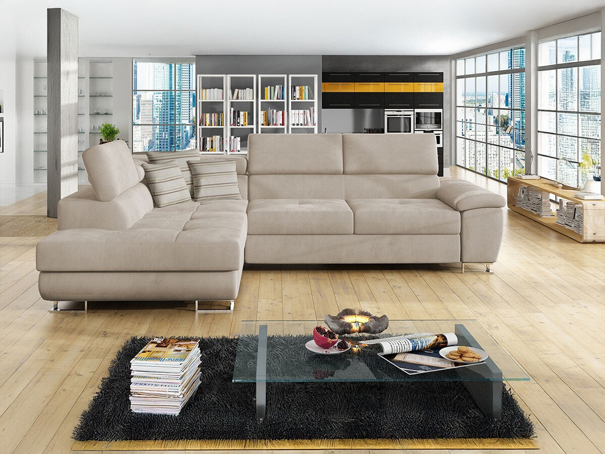 Hjørnesofa Comfivo Ruta II (Uttario Velvet 2979 + Senegal 825)