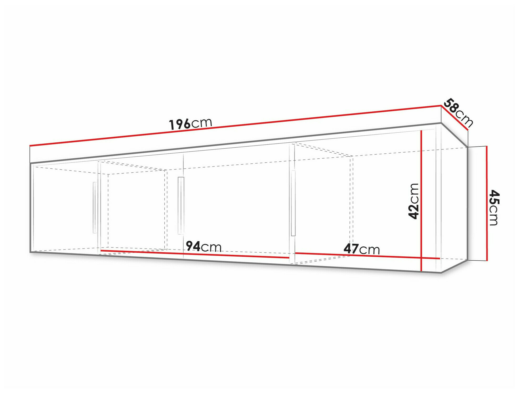 Garderobeskab Collis II (Wotan eg + Sort)