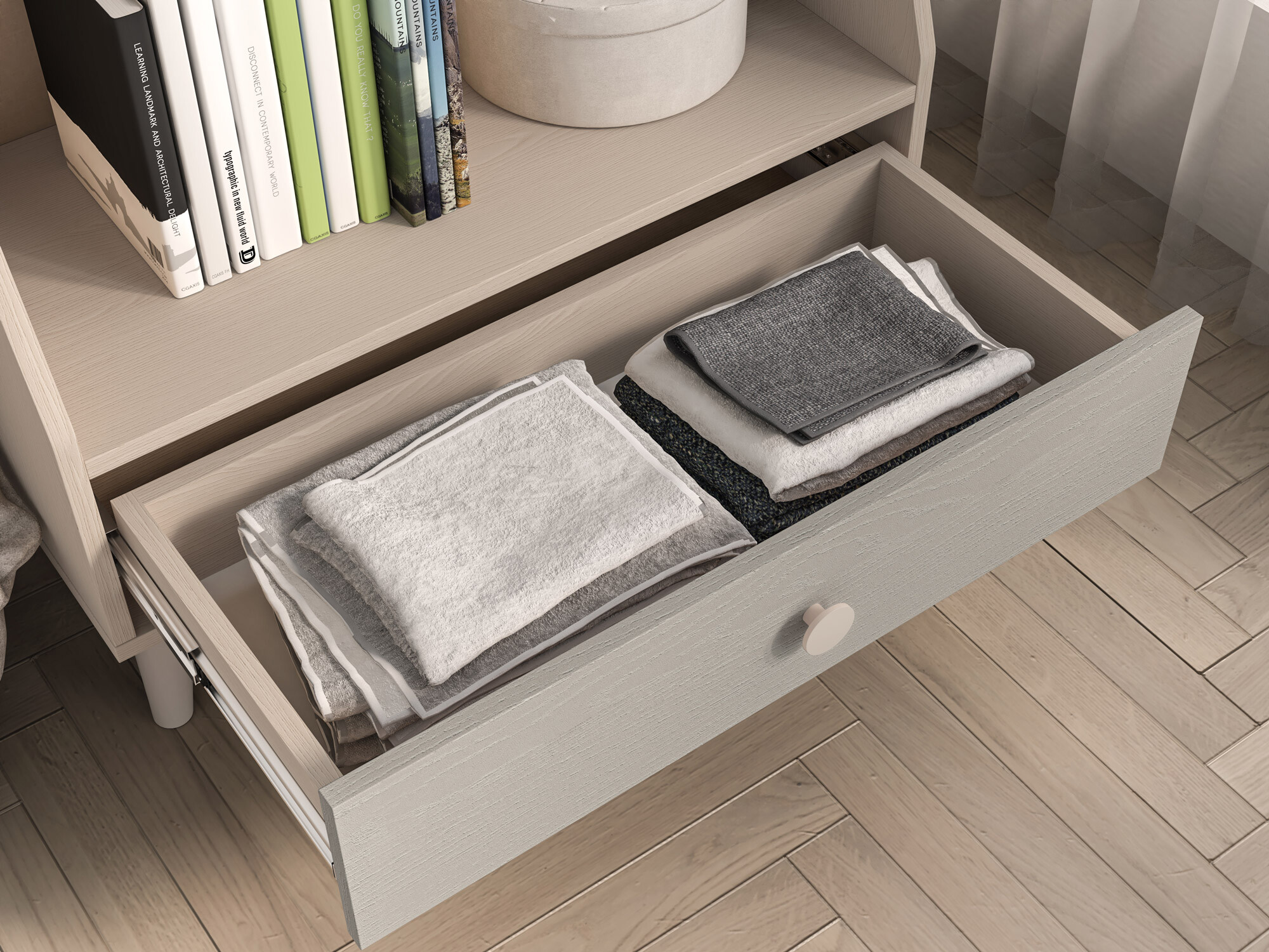 Reol Tortoli 107 (Grå)