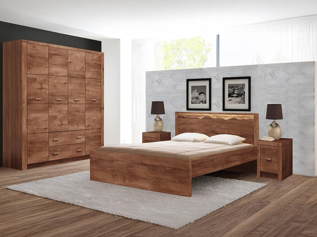 Soveværelses-sæt Serfeno 120 (Ask)