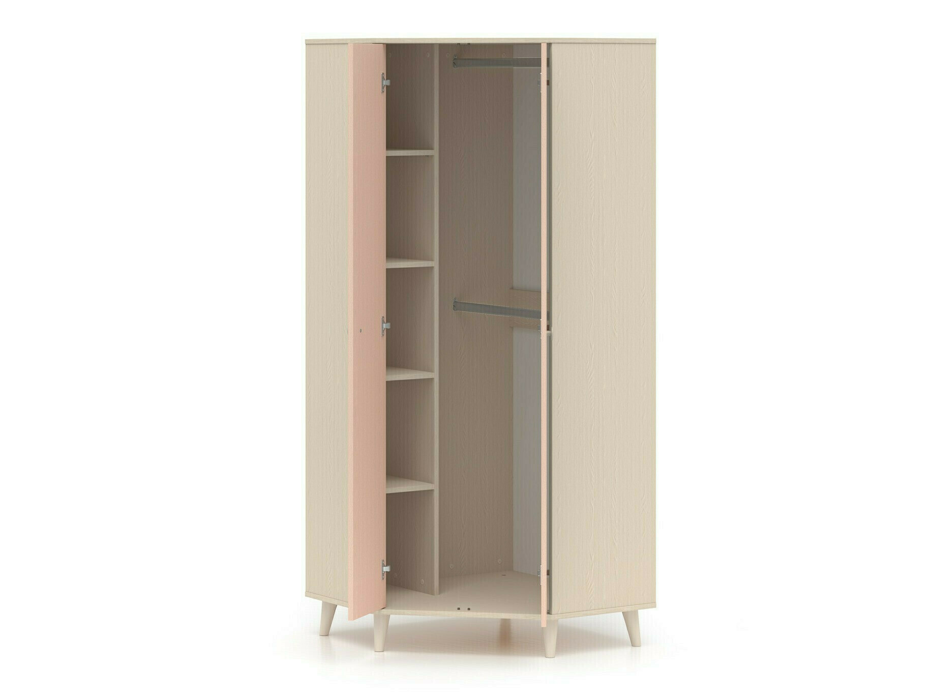 Børneværelsessæt Tortoli 113 (Lyserød)