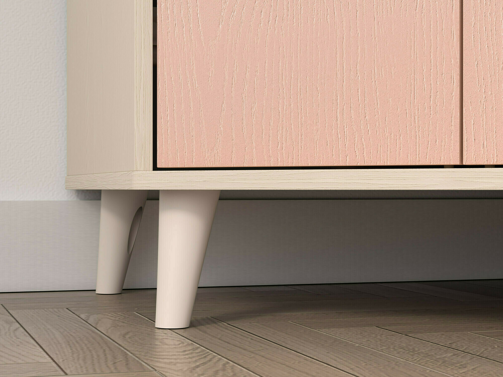 Børneværelsessæt Tortoli 113 (Lyserød)