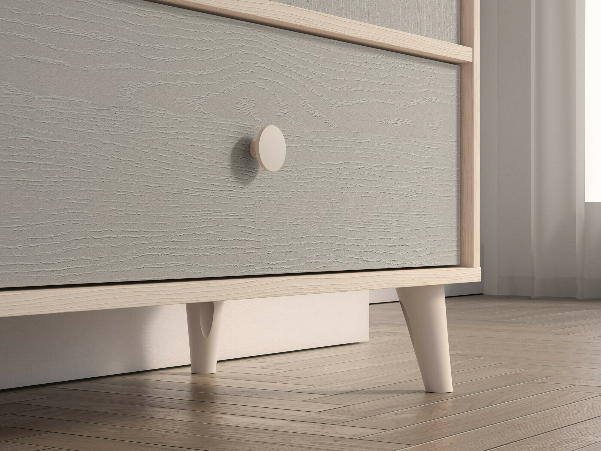 Børneværelsessæt Tortoli 115 (Grå)