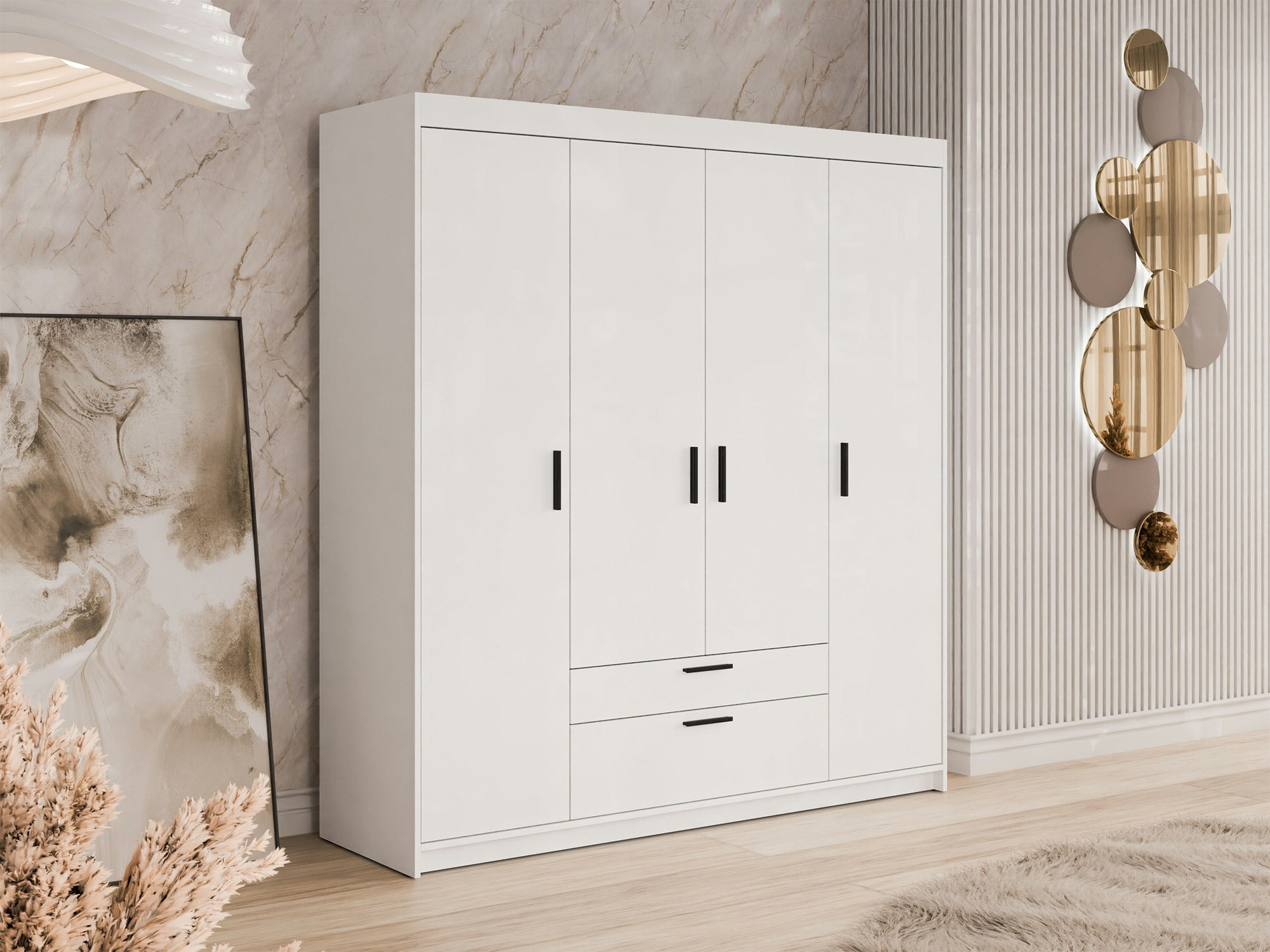 Garderobeskab Novduni 107 (Hvid)