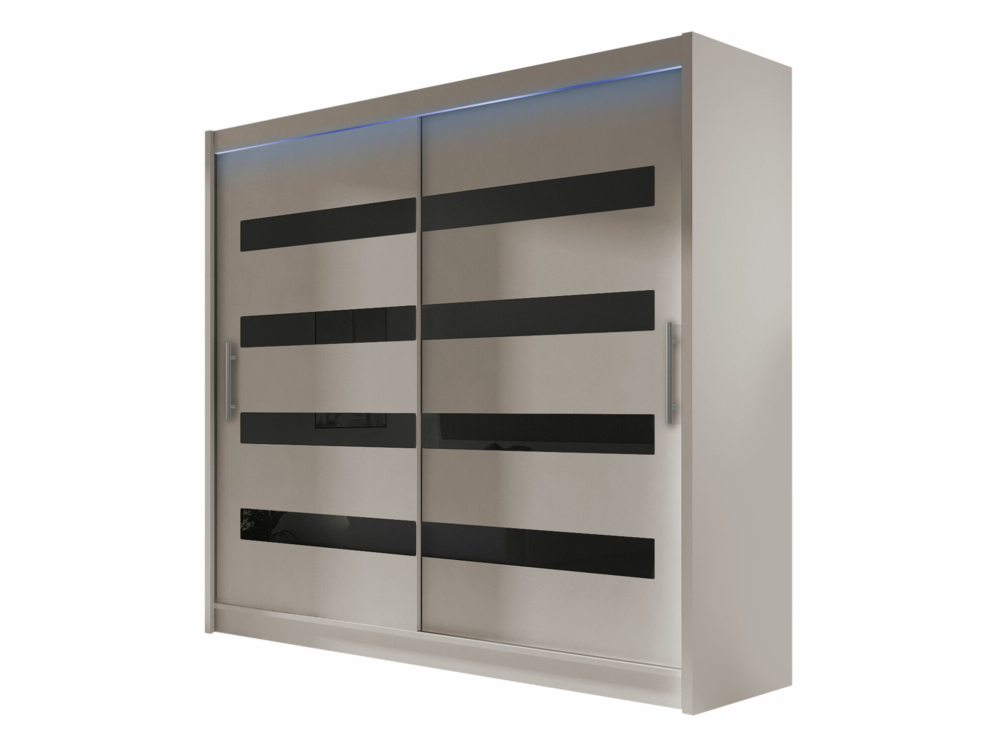 Garderobeskab Closico Pallor XI (Kashmir + Sort)