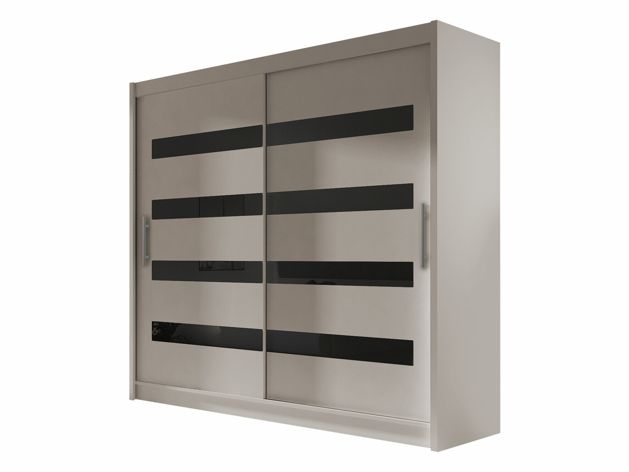 Garderobeskab Closico Pallor XI (Kashmir + Sort)