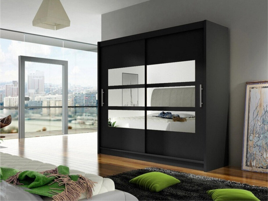 Garderobeskab Closico 101 (Sort)