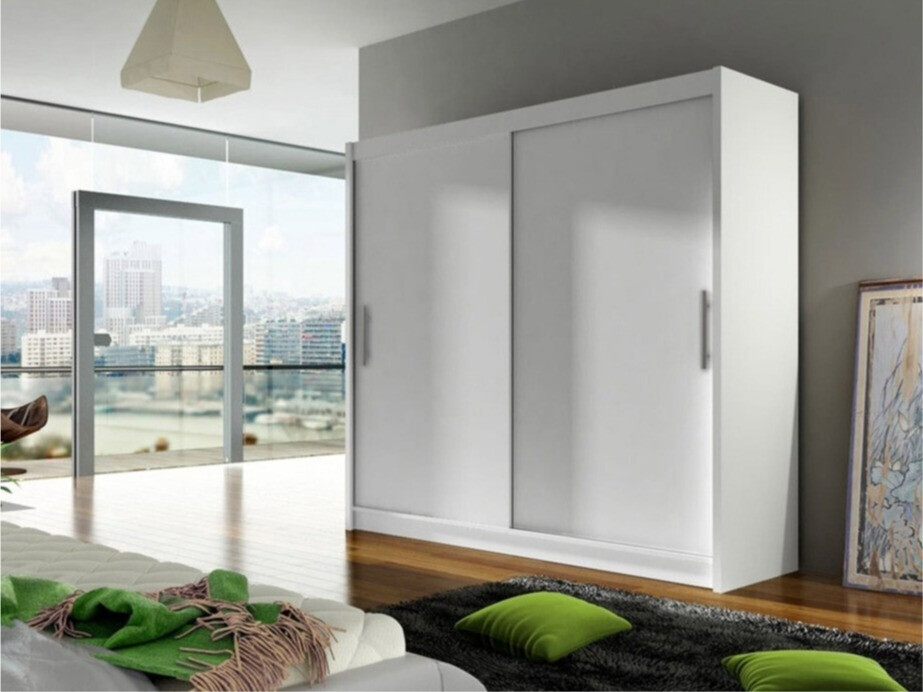 Garderobeskab Closico Pallor I (Hvid)