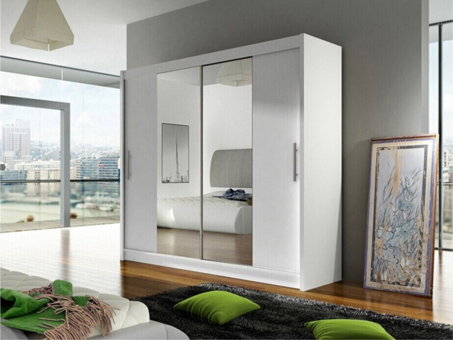 Garderobeskab Closico Pallor II (Hvid)