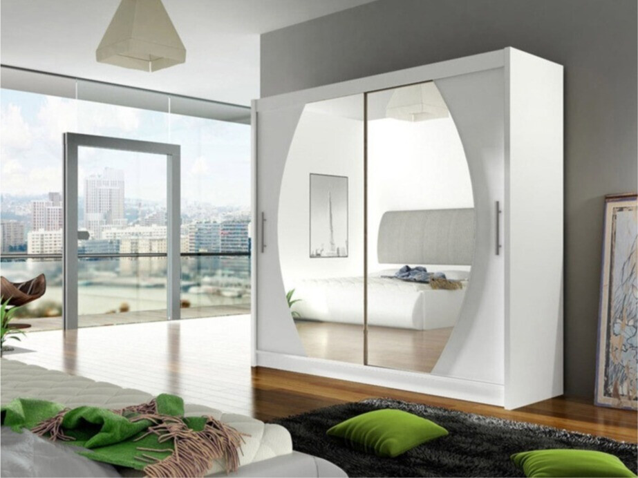 Garderobeskab Closico Pallor IV (Hvid)