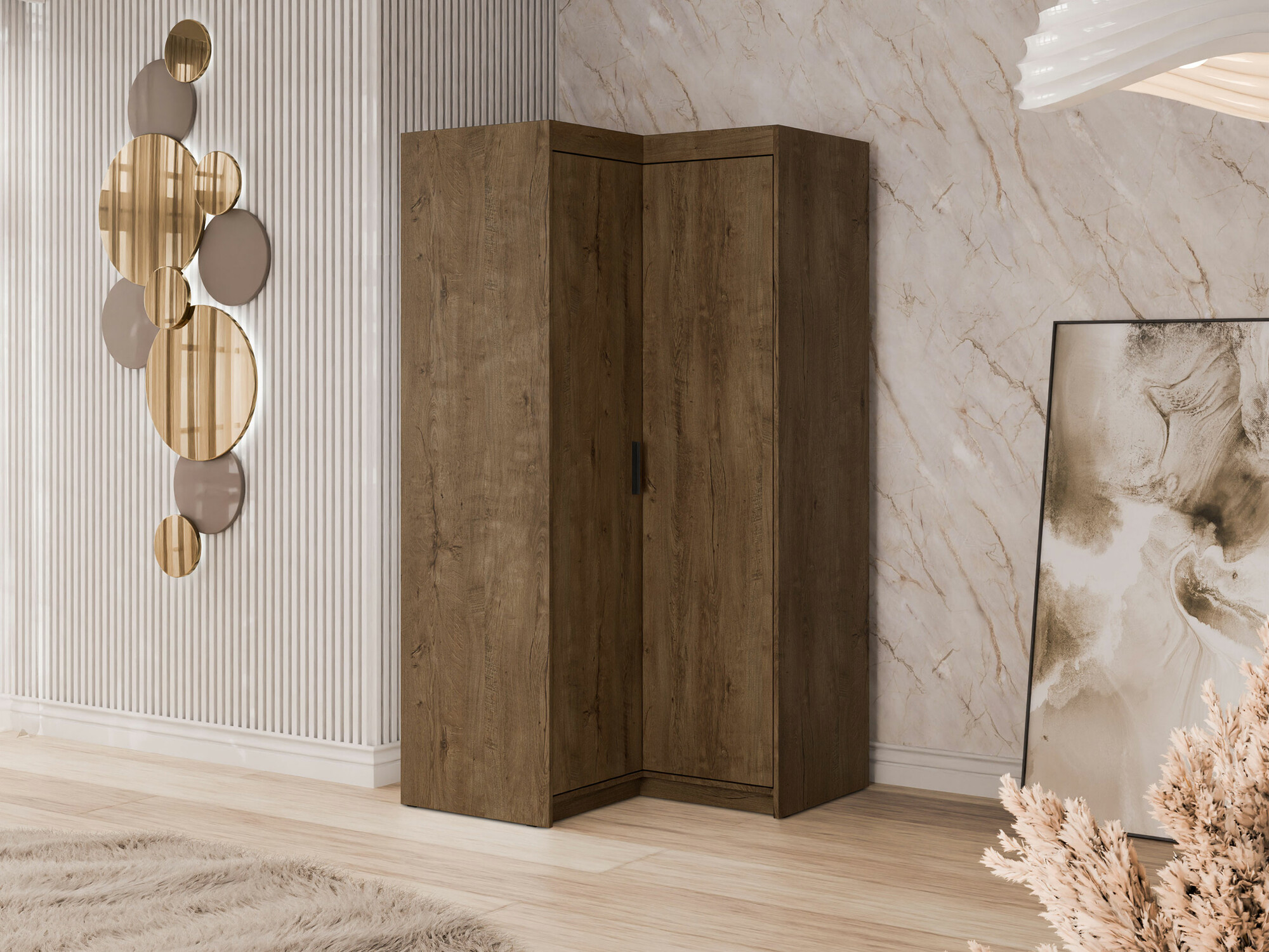 Hjørnegarderob Novduni 116 (Lefkas eg)