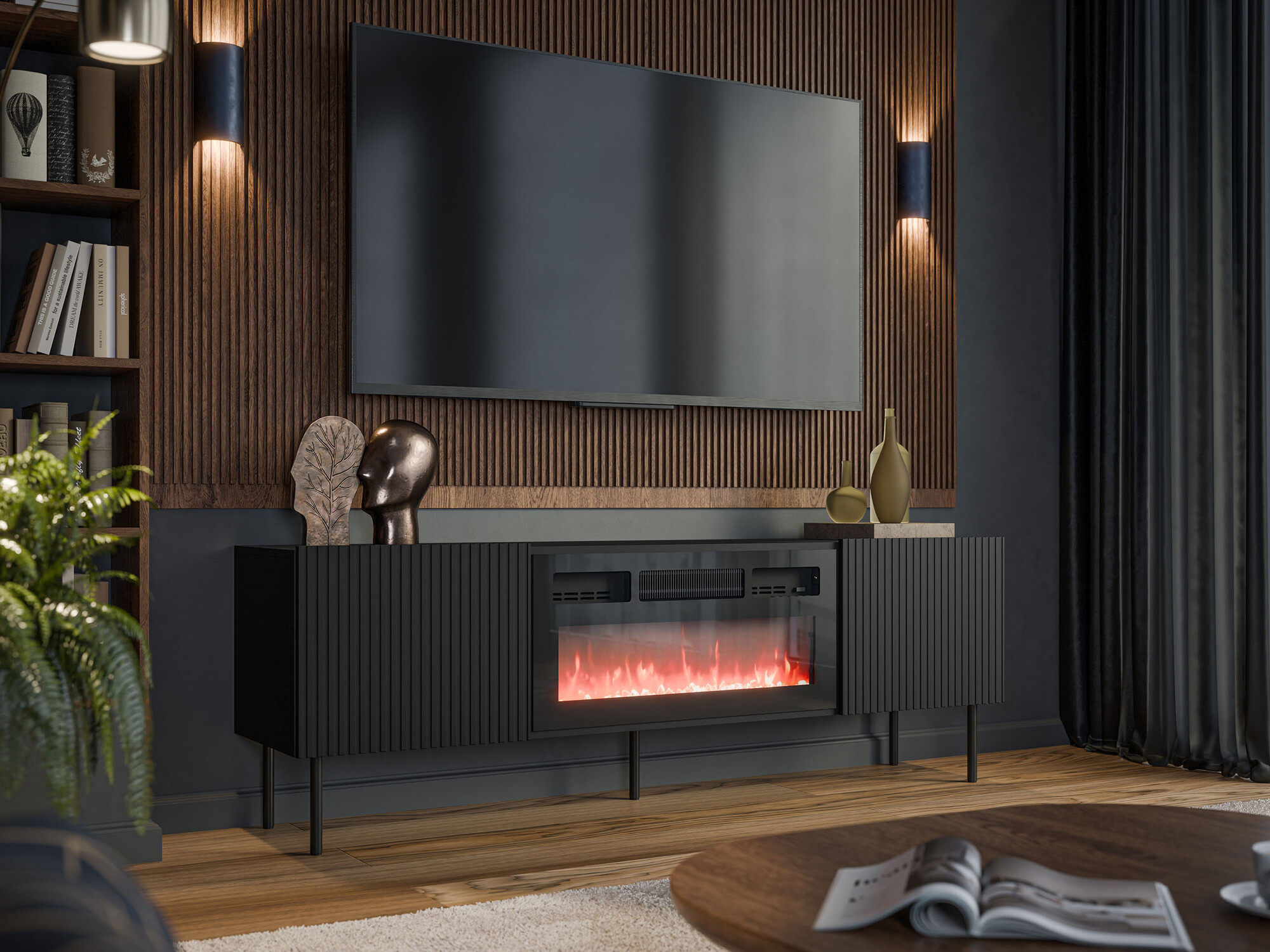 TV-bord Ratio (Sort)