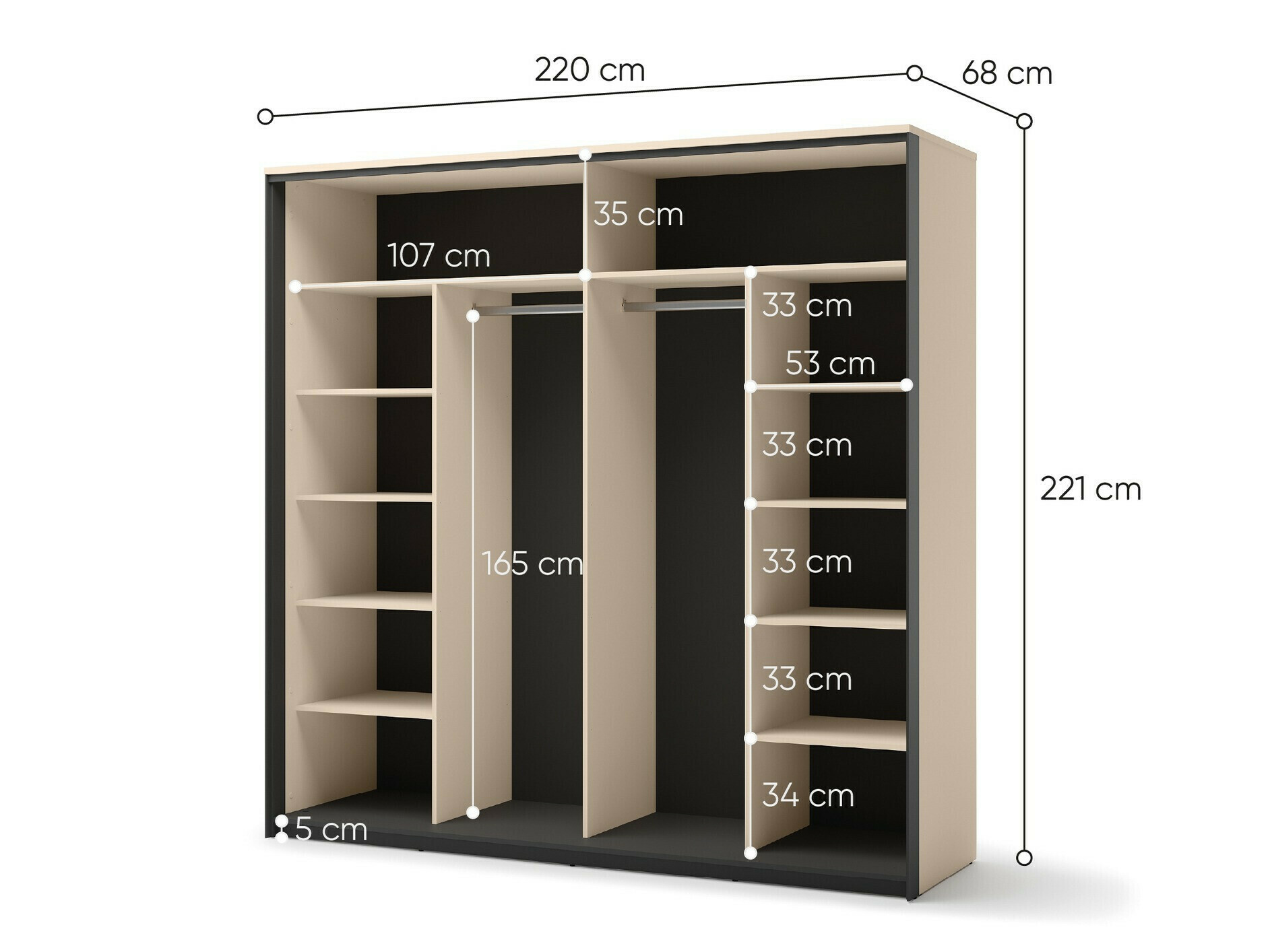 Soveværelsessæt Virmoro 106