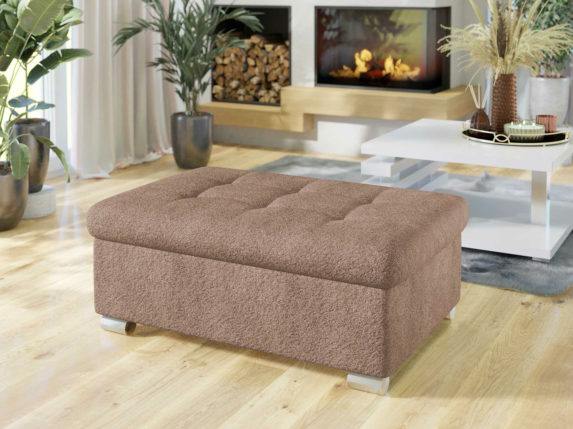 Polstret bænk Comfivo Gemma I (Coral 45)