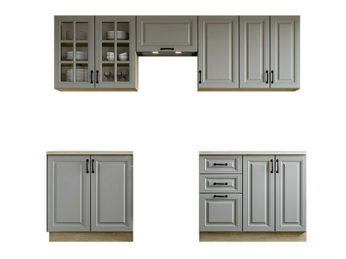 Køkkensæt Houston 1877 (Grå)