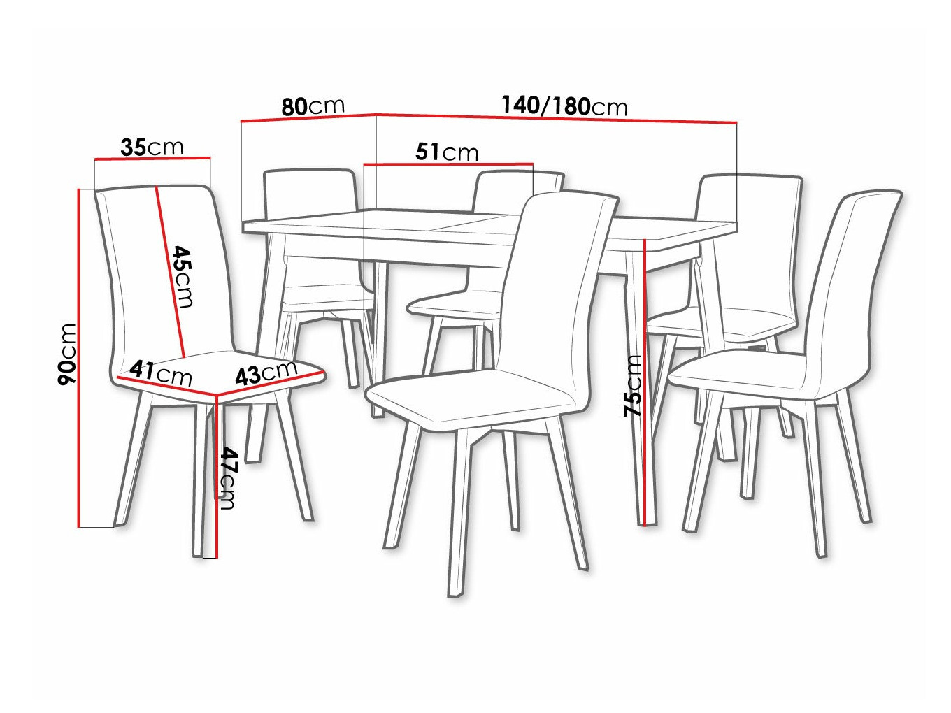 Spisestuesæt Victorville 291 (Artisan eg + Hvid)