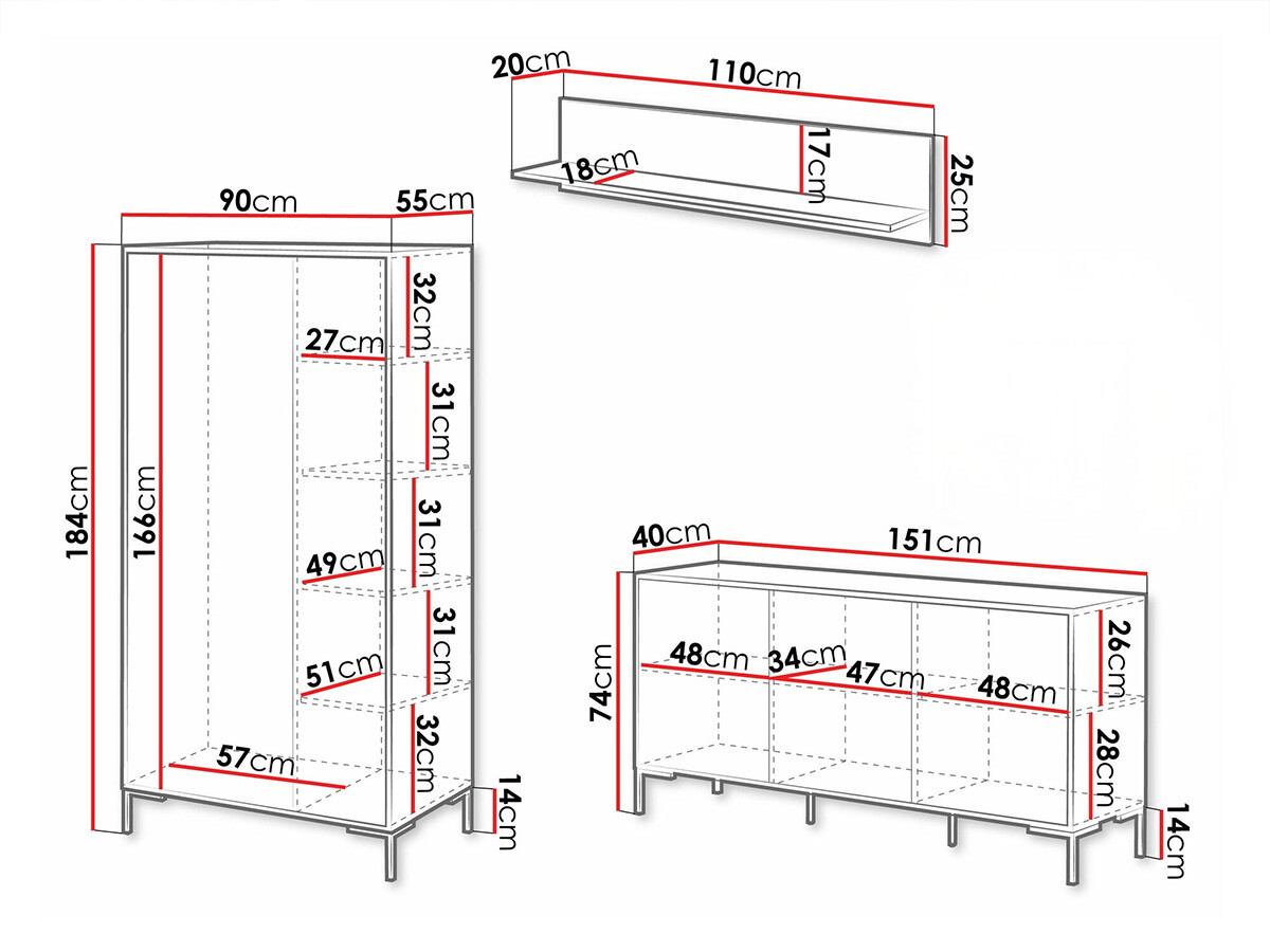 Stuemøbelsæt Etrfelu 111