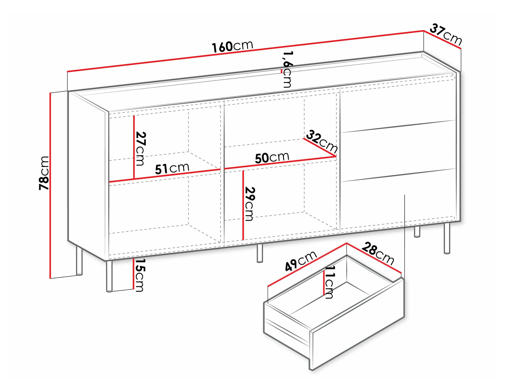 Kommode Comfivo Belviro