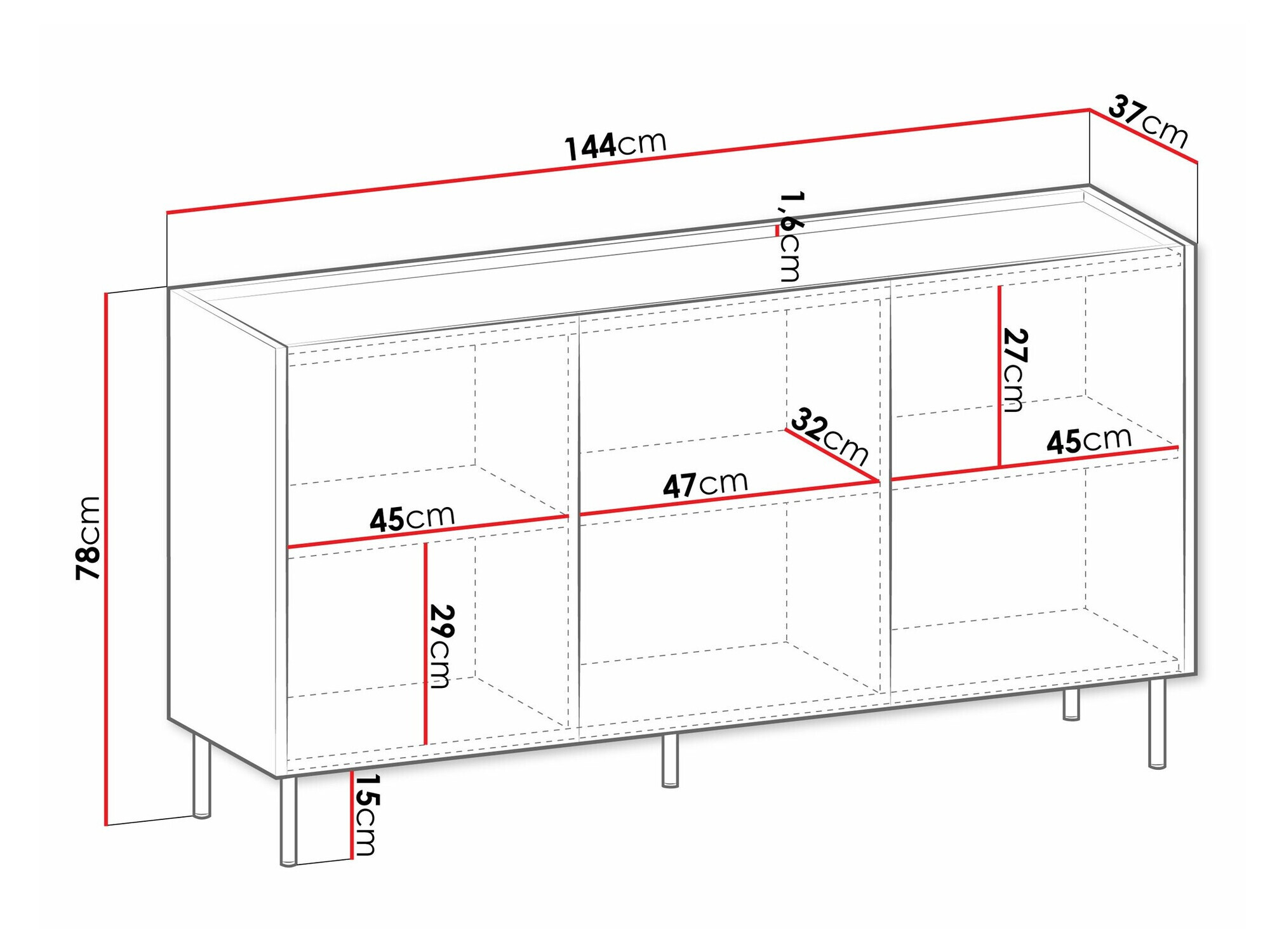 Skænk Comfivo Belviro