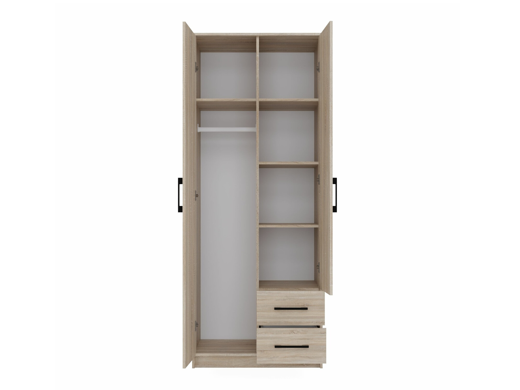 Garderobeskab Mandeville 247 (Sonoma eg)