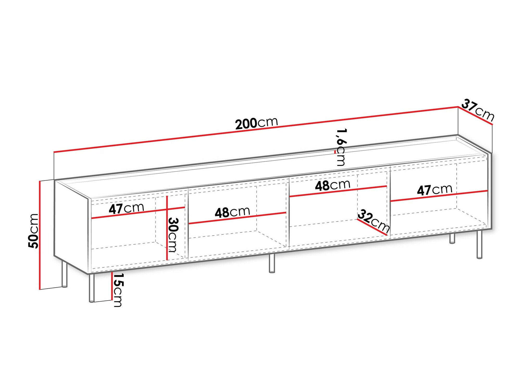 TV-bord Comfivo Belviro I