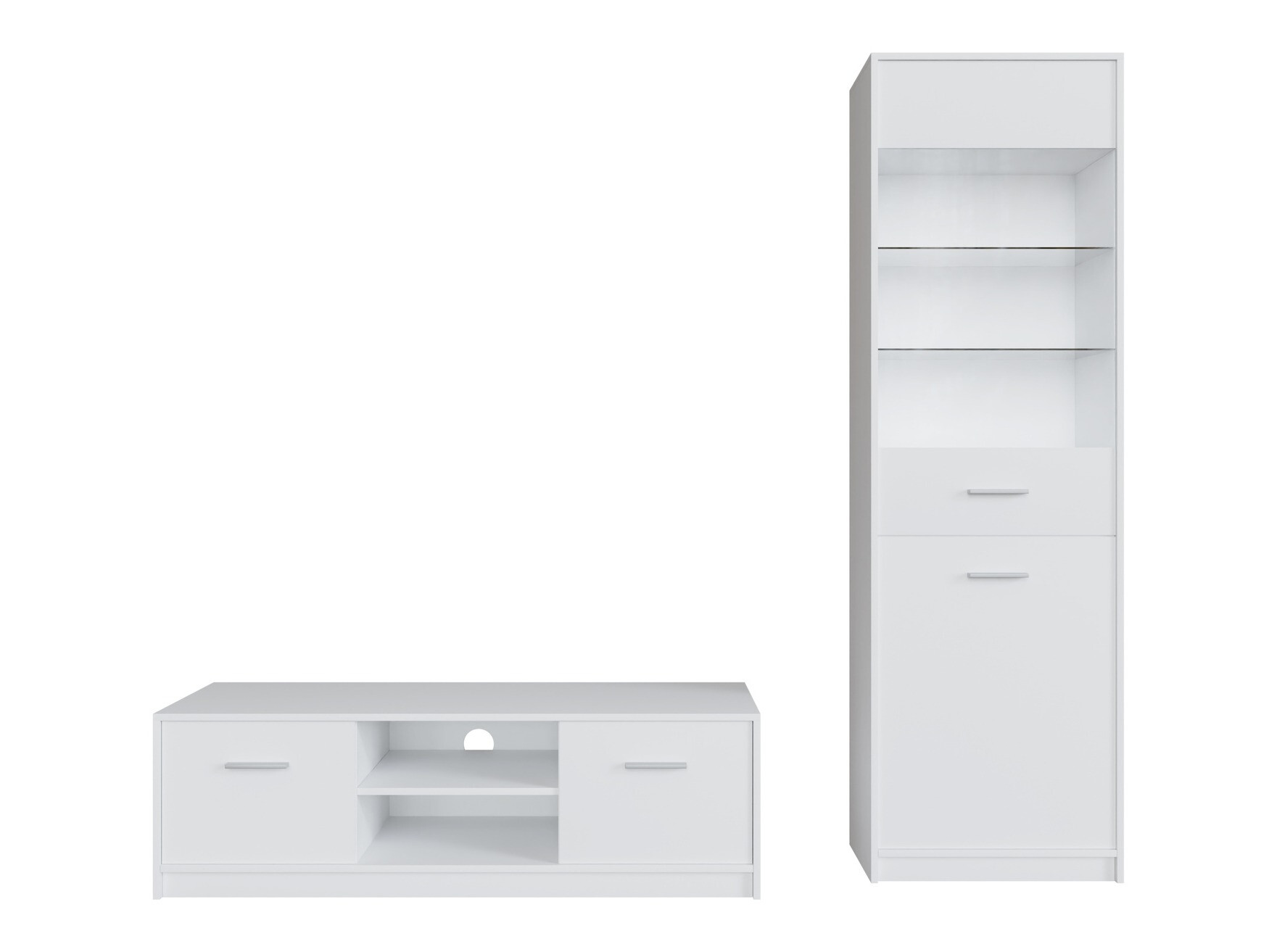 Stuemøbelsæt Novsore 161 (Hvid)