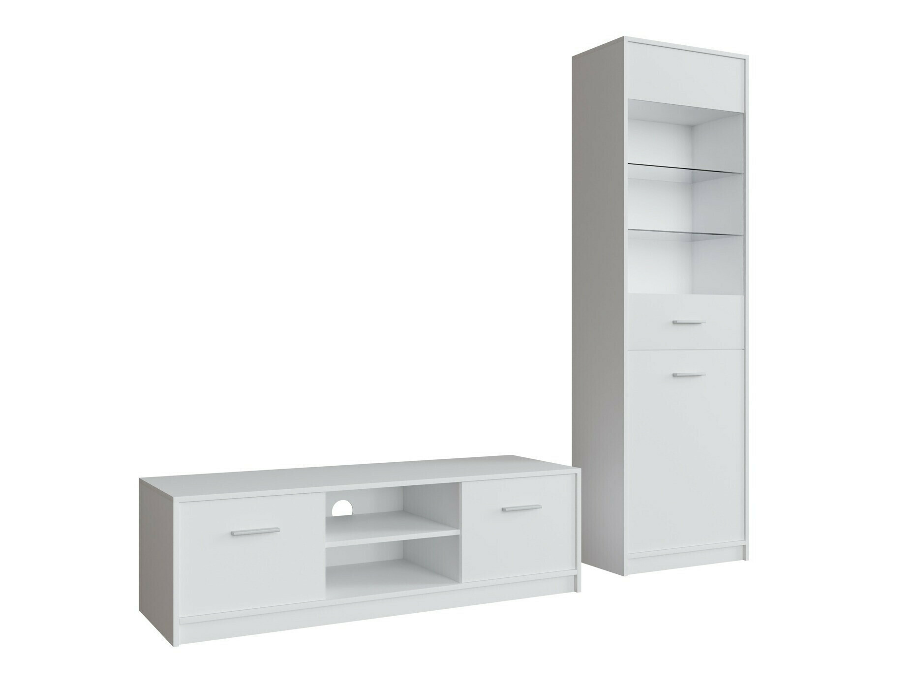 Stuemøbelsæt Novsore 161 (Hvid)